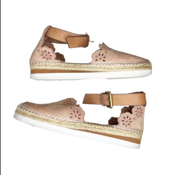 SEE BY CHLOÉ Suede Embroidered Accent Espadrilles
Womens Sz 9 / 40 - Picture 2 of 7